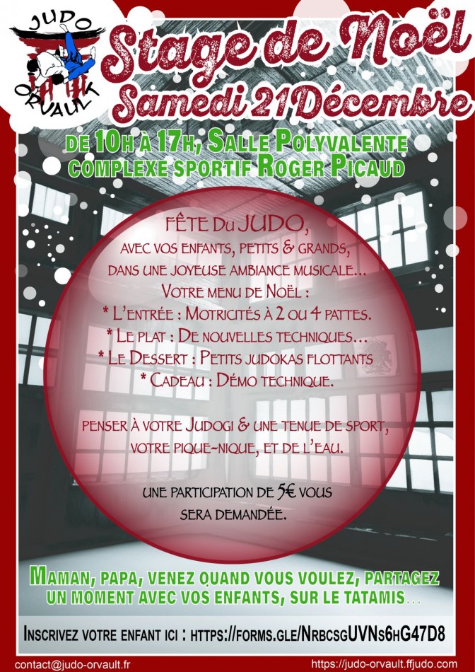 Image de l'actu 'Stage de Noël, samedi 21 décembre'