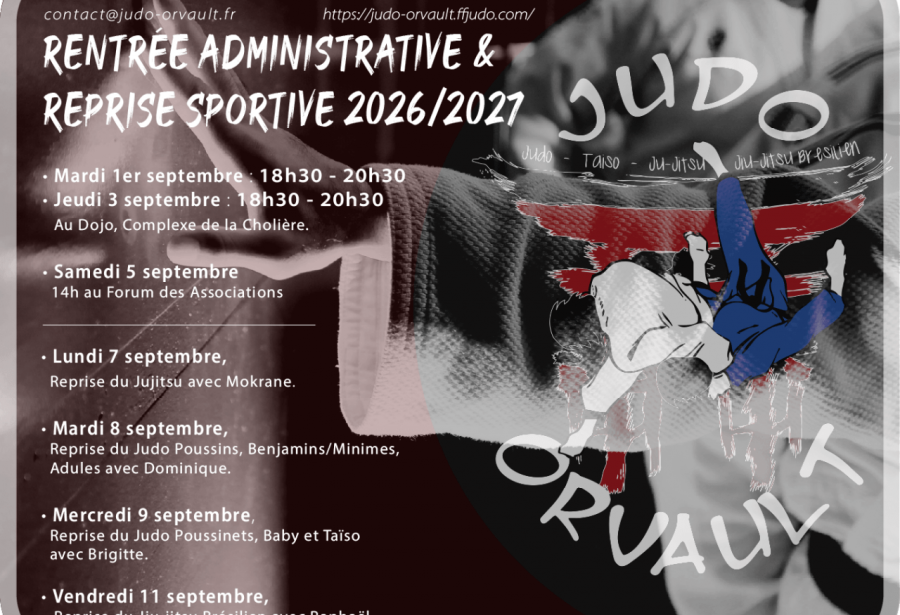 Rentrée Administrative et Reprise Sportive 2026 - 2027